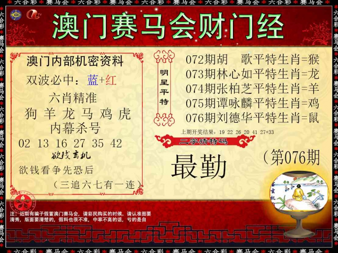 076期财门经[图]